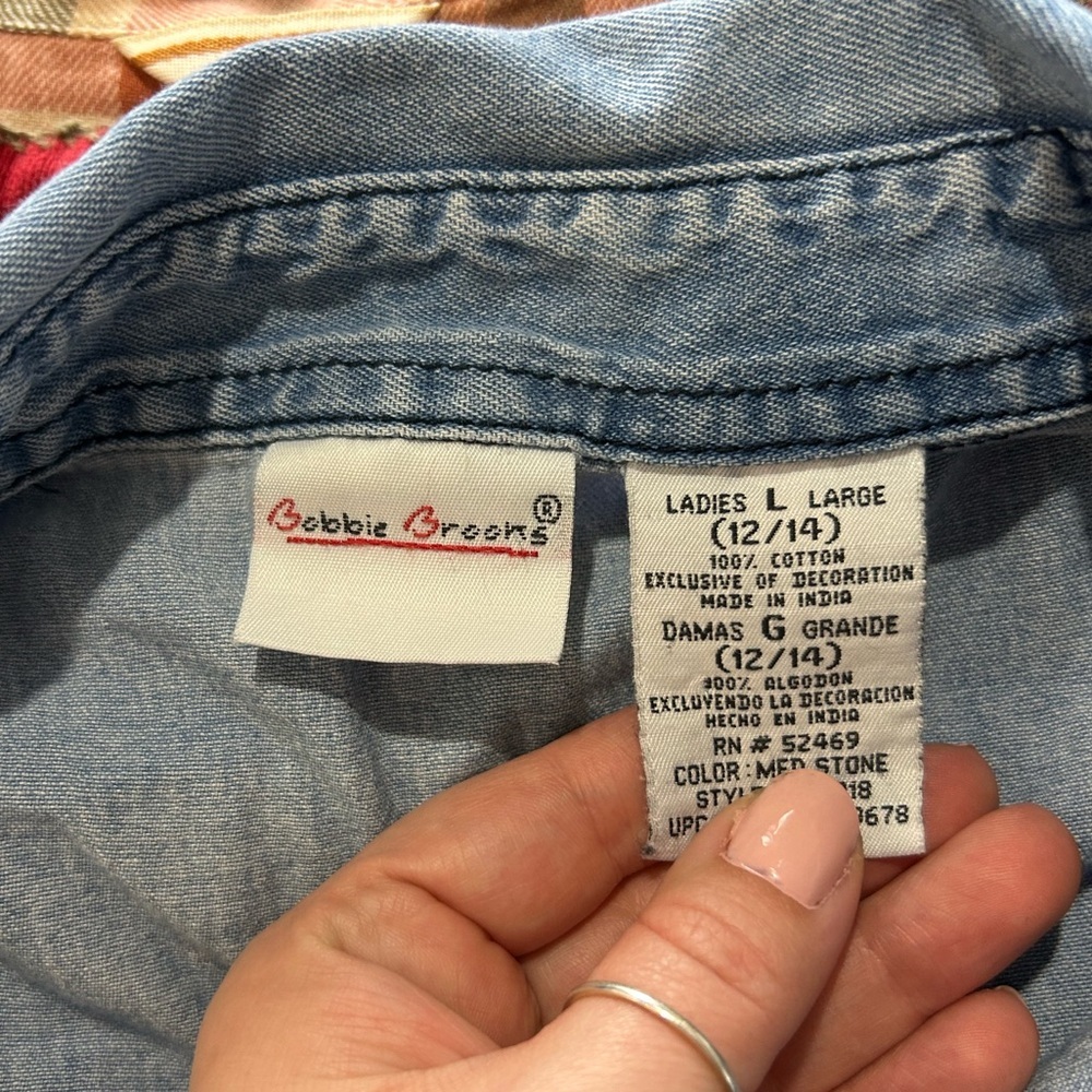 Vintage Bobbie Brooks Teddy Bear Button Down - Picture 2 of 6